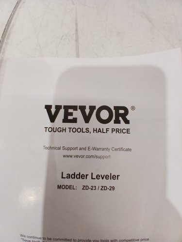Steel Support Surface Ladder Leveler and Stabilizer - 30" L x 11.5"-18" H - Black (Model: ZD-29) image 5