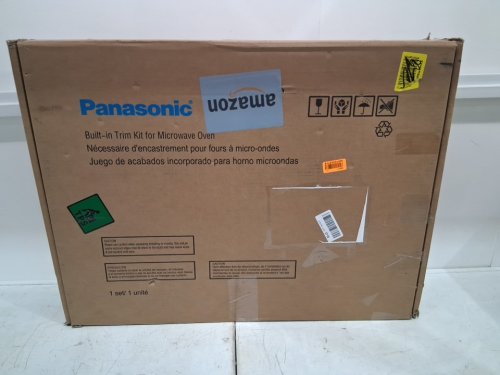 PANASONIC PREMIUM FLUSH MOUNT TRIM KIT FOR MICROWAVE OVEN, 30" x 16.5" - STAINLESS STEEL (MODEL: NN-TK73LS ) image 2