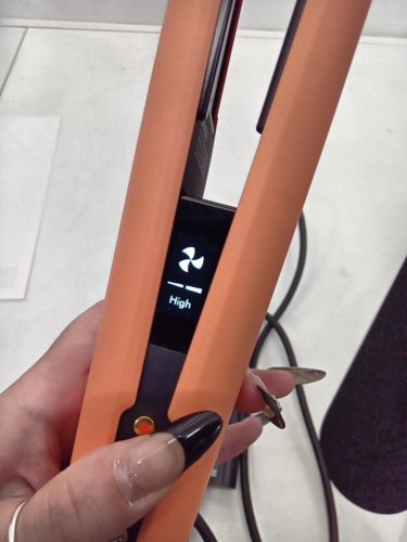 dyson airstrait wet to dry hair straightener - LIMITED EDITION APRICOT/ TOPAZ  (model: ht01) image 8
