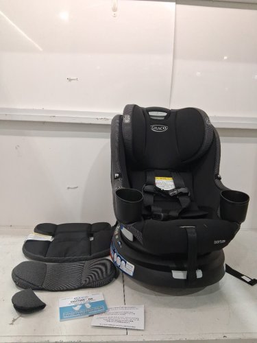 GRACO EASYTURN 360 2-IN-1 CONVERTIBLE CAR SEAT - CYRAN BLACK/GREY (MODEL: 2227897) image 2