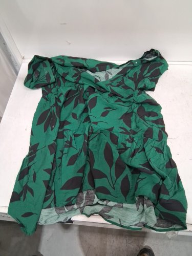 WOMEN'S TAHARI MID LENGTH FLOWY DRESS - XXL - GREEN/BLACK (STYLE: 1983592) image 2