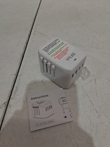 VYLEE 5-IN-1 Universal International Power Travel Plug Adapter - 3.5A - WHITE (MODEL:OL-212) image 3