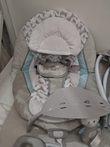 INGENUITY CONVERTME SWING-2-SEAT CORDED PORTABLE SWING - OM TO 9M - RAYLAN FASHION / GREY (MODEL: 12189-ES) image 5