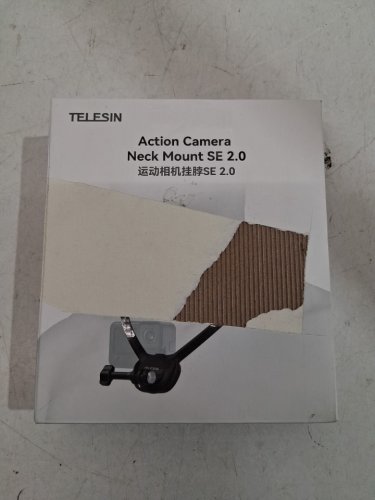 telesin action camera neck mount se 2.0 - black - (model:TXSM-AU-S2-HNB-09) image 3
