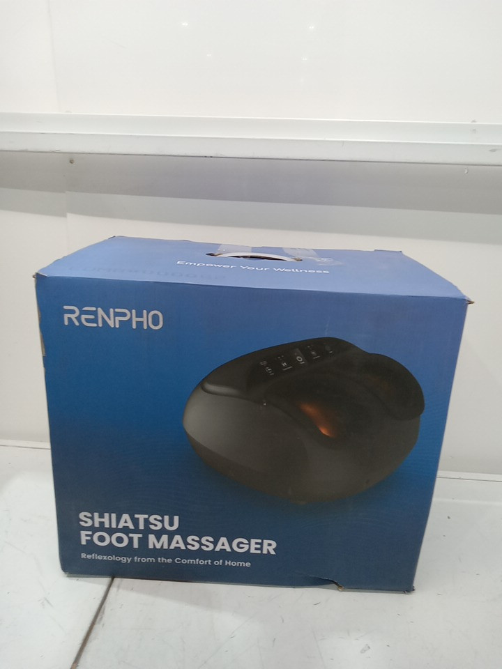 RENPHO shiatsu FOOT MASSAGER with heat and COMPRESSION - BLACK (MODEL: rf-fm059r/rf-fm059r-h) image 3