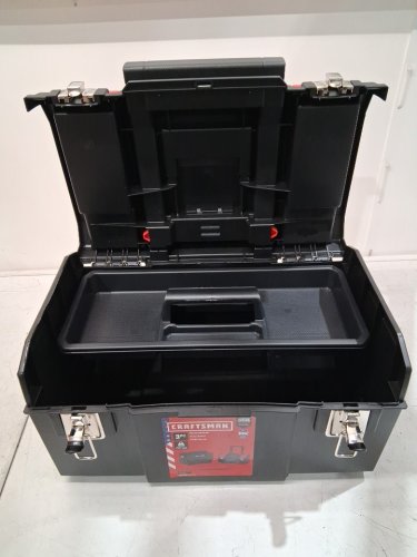 2pc CRAFTSMAN 3-in-1 Rolling Tool Box with Wheels - 19" - RED/BLACK (model: CMST18614) image 3