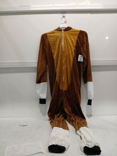ADULT UNISEX RUBIES HORSE ONESIE COSTUME - SMALL - BROWN (STYLE: 100379) image 2