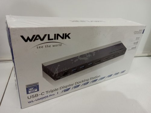 WAVLINK 13-in-1 USB C Triple Display 4K Docking Station, 100W PD3.0 Charging (65W for PC), 1xDP & 2xHDMI, 4xUSB-A 3.0 (1 Charging), Gigabit Ethernet, SD&TF Card Slot Audio Jack For Windows & Mac (MODEL: WL-UMD05 pro) image 3