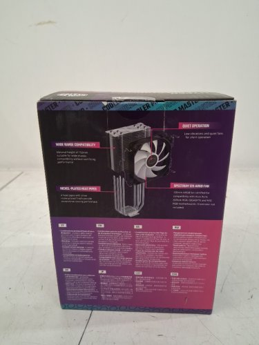 Cooler Master Hyper 212 Spectrum V3 CPU Air Cooler - ARGB Sync, 120mm PWM Fan, 4 Copper Direct Contact Heat Pipes, 152mm Tall, AMD Ryzen AM5/AM4, Intel LGA1700/1200 (model: RR-S4NA-17PA-R1) image 3