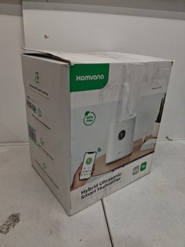 HOMVANA ULTRASONIC WARM & COOL MIST HYYBRID SMART HUMIDIFIER WITH WIFI APP CONNECTION & AROMA TRAY - 6.5L / 861 SQ.FT. COVERAGE - WHITE/BLACK (MODEL: H111S) image 10