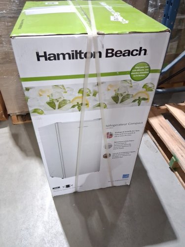 Hamilton Beach Mini refrigerator/Fridge with reversible door - freezer compartment - 3.3 Cu.FT - WHITE image 5