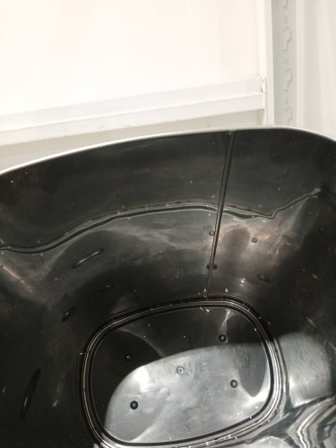 OVAL AUTOMATIC TOUCH FREE TRASH CAN - 13GAL - STAINLESS STEEL (MODEL: TC-1350R-SS) image 6