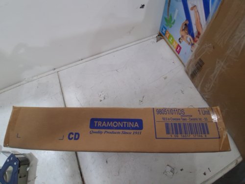 Tramontina Ceramic-Coated Tri-Ply Concave Chapati Tawa Roti / Crepe Pan - 10.5" - Stainless Steel (Model: 98051/011DS) image 5