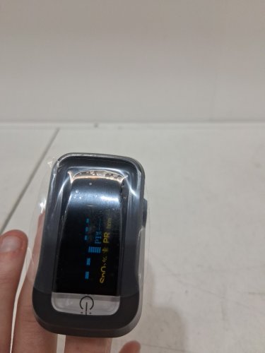 iMDK Finger Pulse Blood Oxygen Oximeter - black - (model: po-h1ao) image 4