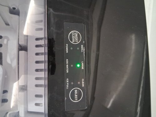 COUNTERTOP ICE MAKER WITH HANDLE AND SCOOP - 26LB - BLACK (MODEL: WBJ-10A) image 8