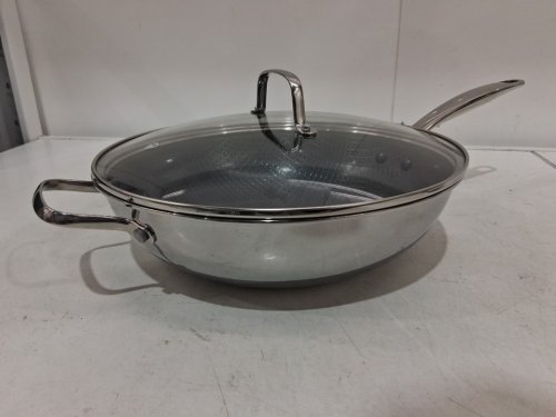 Blue Diamond Hybrid Nonstick Stainless Steel Wok - 12" - Silver (Model: CC009805-001) image 3