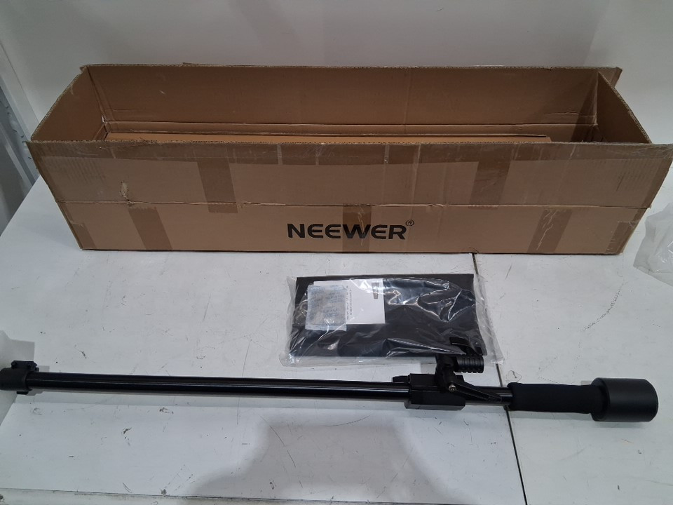 Neewer Air Cushioned Aluminum Light Stand-  9.8ft Stand with Boom Arm - BLACK - (model: 90100462) image 6