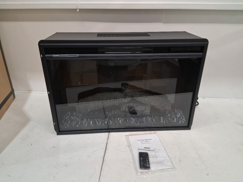 Rodalflame Wide Electric Fireplace Insert with 4 Flames Brightness - 26" - 1500W - Overheat Protection - BLACK (MODEL: FI26LOG) image 3