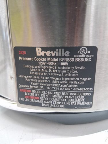 Breville the Fast Slow GO Multi-Cooker with 14 settings - 6l/6.3qt - Brushed Stainless Steel (model: BPR680BSS1BCA1 image 7