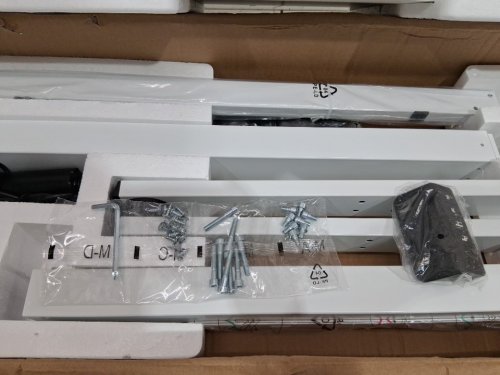 ELECTRIC SIT-STAND DESK FRAME - 40" X 24" - WHITE image 6