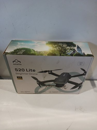 Ameta Brushless Motor FPV Foldable RC Drone with 4K UHD Camera - Grey - (Model: S20 Lite) image 2