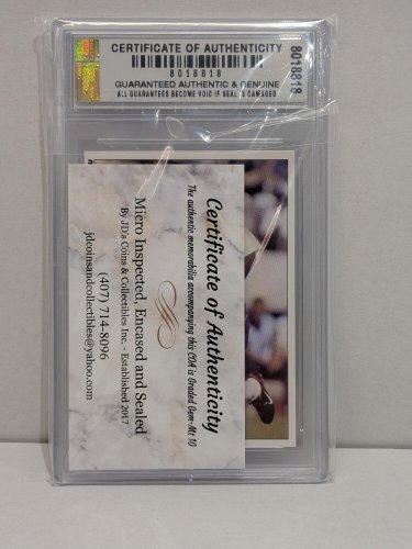 CRISTIANO RONALDO & FREDDY ADU ROOKIE FIFA CARD - JDCC GEM MINT 10 - 2004 SOCCER PAX image 3