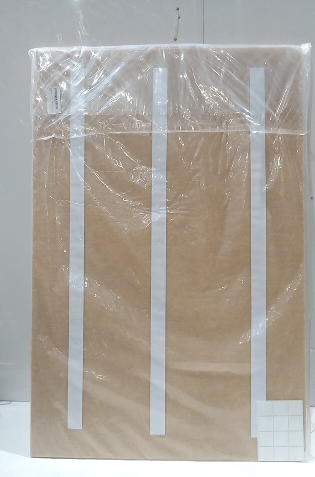 YUNIHOME Self-Adhesive Felt Foldable bulletin board with push pins - 48" x 36" - tan (MODEL: X004TXSBKL) image 3