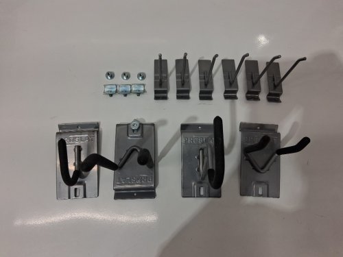 10pc ProSlat Wall storage starter  hook kit - grey/black (model: 11008) image 3