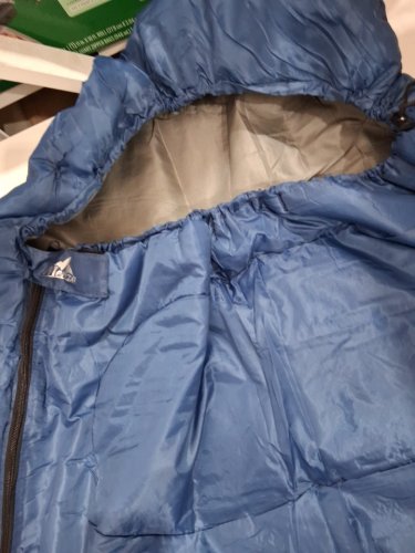 MEREZA XL SLEEPING BAG WITH CARRYING BAG - RIGHT HAND ZIP- BLUE image 4