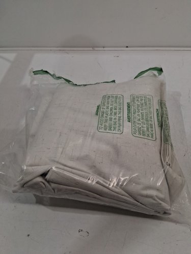 1 panel faux linen grommet curtains - 96" x 50" light sand image 4