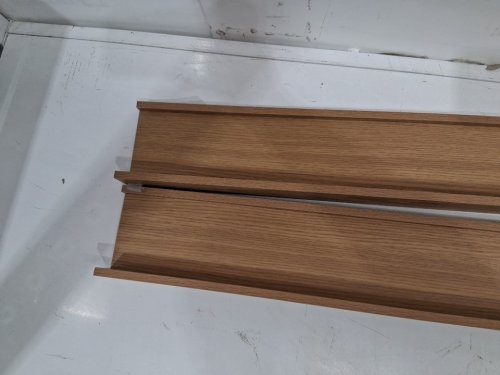 2pk Heimlove  Floating bathroom Shelves for Wall - 56" - natural oak image 3