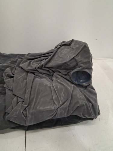 Intex dura-beam series inflatable Pull-Out Sofa *no pump*  - 80" x 91" x 26" - 440lbs capacity - grey (Model: 66552EP) image 3