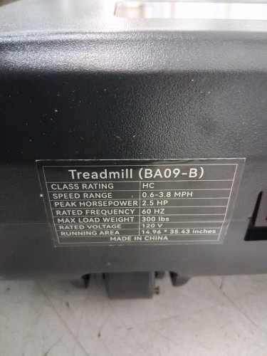 DEERRUN UNDER DESK TREADMILL REMOTE CONTROL WITH INCLINE FOR HOME OFFICE - 2.5HP - 300LBS CAP - BLACK (MODEL: BA09-B) image 6