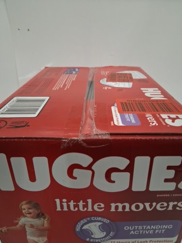68PK HUGGIES LITTLE MOVERS BABY DIAPERS - SIZE 7 image 2