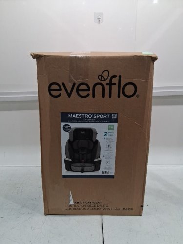 evenflo maestro sport harness booster car seat - 22-100lbs - aspen skies/grey black (model: 34911921C) image 2
