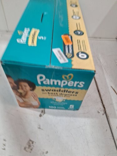 100PK PAMPERS SWADDLERS up to 100% LEAKPROOF BABY DIAPERS - SIZE 5 (20-37lb) image 3