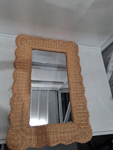 bali & pari rattan mirror - 22" x 31" - honey (model: ws167) image 3