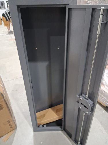 CABELA'S 8-GUN SECURITY CABINET - 55" X 17" X 10" - GREY (MODEL:13190) image 3