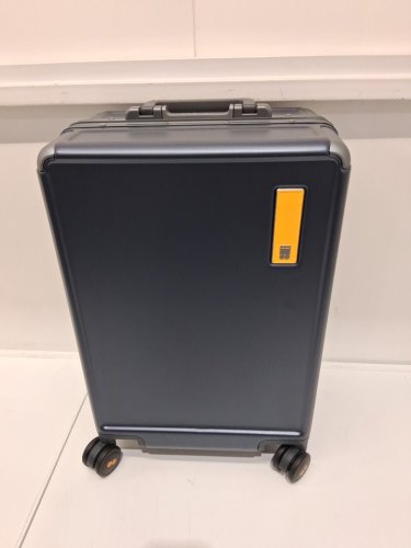 LEVEL8 Lightweight Hard Shell Suitcase with Spinner Wheels and  Double TSA Locks - 20" - blue image 3