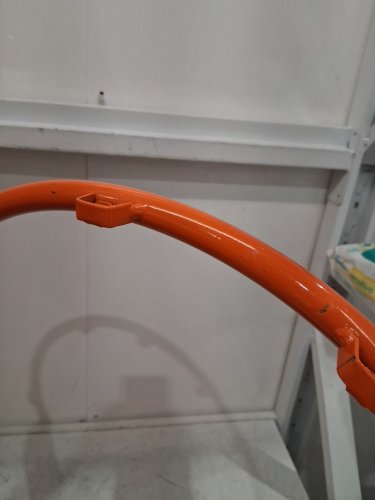 Professional Breakaway basketball rim - 19" round - orange image 4