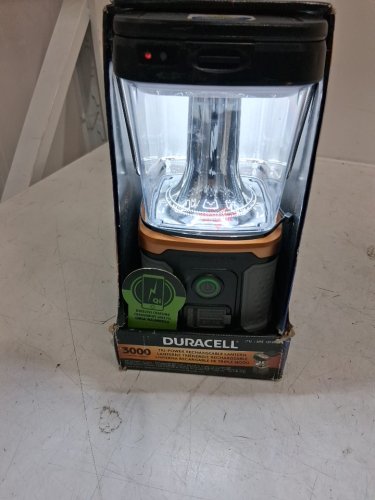 Duracell Tri Power Rechargeable Lantern - 3000LM - BLACK/GREY (MODEL:1819561) image 4