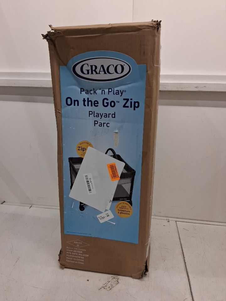 GRACO PACK 'N PLAY PORTABLE PLAYARD - Circle Time - 39.5" x 28.2" x 29" - Brown/Multicolor (MODEL: 2084226) image 2