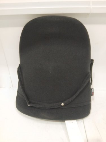 ObusForme portable Wideback Padded Backrest seat Cushion & Lumbar Support Pillow - 22" x 19" - Black (Model: WB-BLK-CBC) image 7