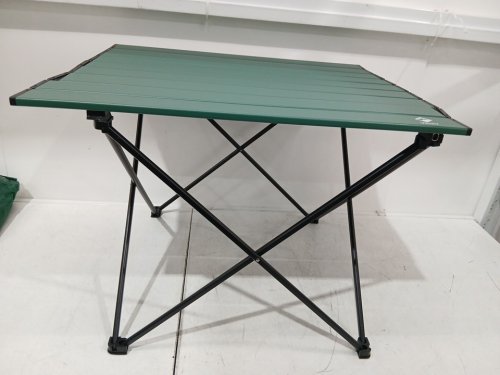 VILLEY Folding portable aluminum Camping Table - large / 20" x 24" - Green (model: vy21008) image 4
