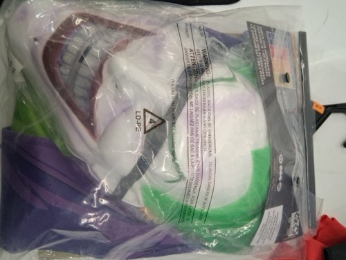2PC BOYS RUBIES JOKER COSTUME WITH MASK - MEDIUM (8-10)- PURPLE / GREEN image 3