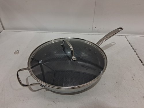 Blue Diamond Hybrid Nonstick Stainless Steel Wok - 12" - Silver (Model: CC009805-001) image 2