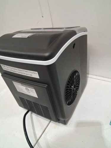 EUHOMY Countertop Ice Maker Machine with Handle, Basket and Scoop - MAKES 26LB/Day - BLACK (MODEL: im-06d/IM001-Bbl-CAEH) image 7