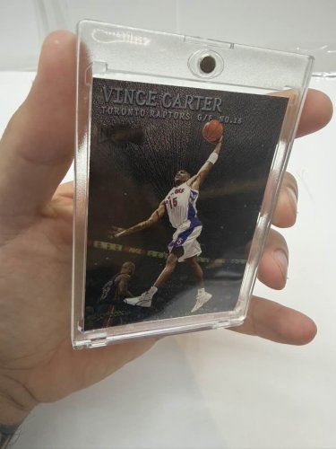 Skybox 1999-2000 Leaf Metal Vince Carter #1 Card image 6