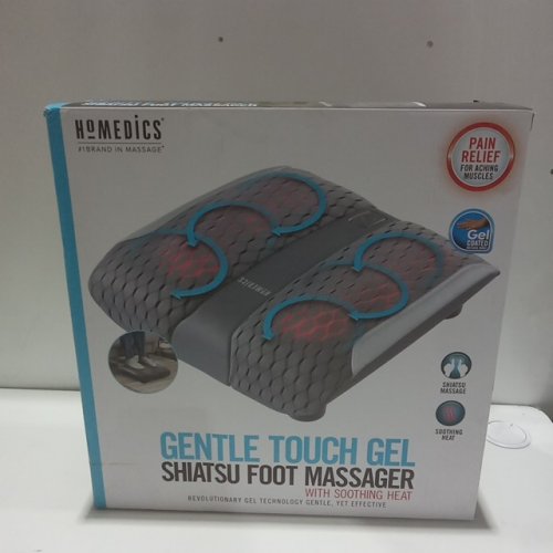 homedics gentle touch & gel coated shiatsu foot massager with soothing heat (model: fms-273hj) image 3