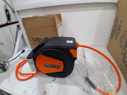 Retractable Air Hose Reel - 3/8 IN x 50FT - Hybrid Air Hose - Max 300PSI - orange/black (model: nwa-d15) image 2